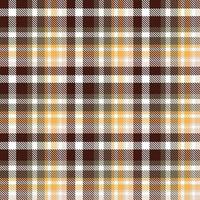 Scott tartan seamless pattern is a patterned cloth consisting of criss crossed, horizontal and vertical bands in multiple colours.Seamless tartan for  scarf,pyjamas,blanket,duvet,kilt large shawl. vector