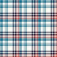 Check Scott tartan pattern is a patterned cloth consisting of criss crossed, horizontal and vertical bands in multiple colours.Seamless tartan for  scarf,pyjamas,blanket,duvet,kilt large shawl. vector
