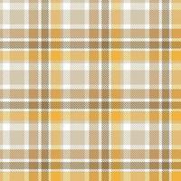 Check Scott tartan pattern is a patterned cloth consisting of criss crossed, horizontal and vertical bands in multiple colours.Seamless tartan for  scarf,pyjamas,blanket,duvet,kilt large shawl. vector