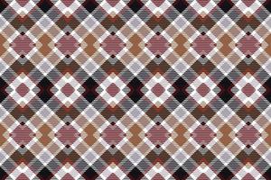 Checkered Plaid pattern is a patterned cloth consisting of criss crossed, horizontal and vertical bands in multiple colours.plaid Seamless For scarf,pyjamas,blanket,duvet,kilt large shawl. vector