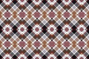 Checkered Plaid pattern is a patterned cloth consisting of criss crossed, horizontal and vertical bands in multiple colours.plaid Seamless For scarf,pyjamas,blanket,duvet,kilt large shawl. vector