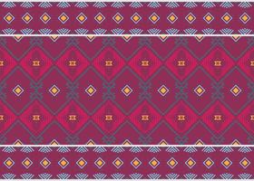 Ethnic flower tribal color Geometric Traditional ethnic oriental design for the background. Folk embroidery, Indian, Scandinavian, Gypsy, Mexican, African rug, carpet. vector