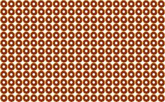 Chocolate donuts pattern vector background.