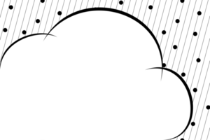 pluie et nuage Contexte noir et blanc art ligne et copie espace, abstrait Contexte transparent png