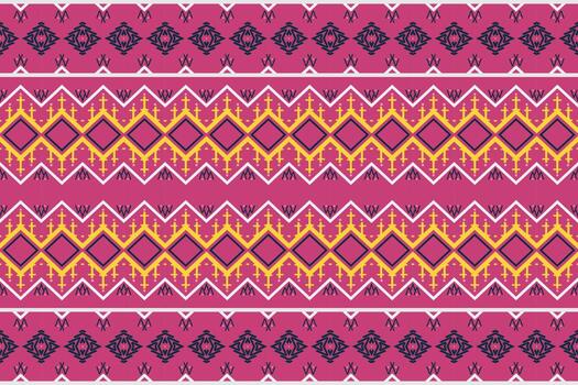 Seamless Indian ethnic pattern. traditional pattern African art It is a pattern geometric shapes. Create beautiful fabric patterns. Design for print. Using in the fashion industry. vector