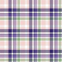 Simple plaid pattern is a patterned cloth consisting of criss crossed, horizontal and vertical bands in multiple colours.Seamless tartan for  scarf,pyjamas,blanket,duvet,kilt large shawl. vector