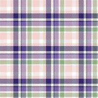 Simple plaid pattern is a patterned cloth consisting of criss crossed, horizontal and vertical bands in multiple colours.Seamless tartan for  scarf,pyjamas,blanket,duvet,kilt large shawl. vector