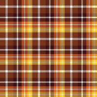 Plaid pattern  seamless is a patterned cloth consisting of criss crossed, horizontal and vertical bands in multiple colours.Seamless tartan for  scarf,pyjamas,blanket,duvet,kilt large shawl. vector
