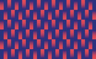Red and blue shady rectangles abstract pattern. Seamless pattern for wallpaper, background, and cover. vector