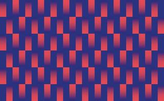 Red and blue shady rectangles abstract pattern. Seamless pattern for wallpaper, background, and cover. vector