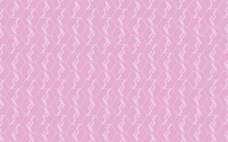 Seamless pink colored hexagon pattern with zigzag accent. Suitable for fabric, banner, wallpaper, fill, and cover. vector
