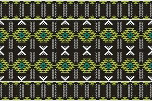 Indian ethnic pattern. traditional pattern African art It is a pattern geometric shapes. Create beautiful fabric patterns. Design for print. Using in the fashion industry. vector