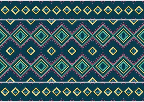 Ethnic pattern Philippine textile. traditional patterned carpets It is a pattern geometric shapes. Create beautiful fabric patterns. Design for print. Using in the fashion industry. vector