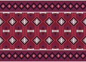 Simple ethnic design. traditional pattern background It is a pattern geometric shapes. Create beautiful fabric patterns. Design for print. Using in the fashion industry. vector