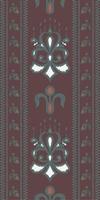 africano ikat cachemir bordado. ikat patrones tribal antecedentes geométrico tradicional étnico oriental diseño para el antecedentes. gente, indio, escandinavo, gitano, sari borneo tela frontera ikkat vector