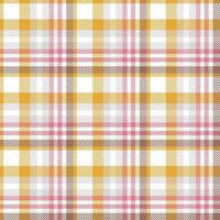 Scottish tartan pattern seamless is a patterned cloth consisting of criss crossed, horizontal and vertical bands in multiple colours.Seamless tartan for  scarf,pyjamas,blanket,duvet,kilt large shawl. vector