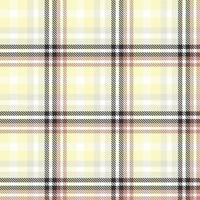 plaid pattern fabric design texture is a patterned cloth consisting of criss crossed, horizontal and vertical bands in multiple colours. Tartans are regarded as a cultural icon of Scotland. vector