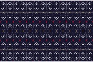 The ethnic design drawing is colorful. traditional patterned vector It is a pattern geometric shapes. Create beautiful fabric patterns. Design for print. Using in the fashion industry.