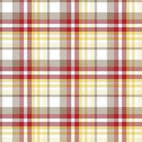 Tartan pattern plaid seamless is a patterned cloth consisting of criss crossed, horizontal and vertical bands in multiple colours.Seamless tartan for  scarf,pyjamas,blanket,duvet,kilt large shawl. vector