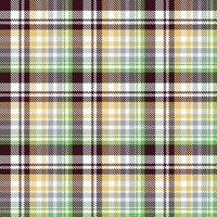 Check Plaids pattern is a patterned cloth consisting of criss crossed, horizontal and vertical bands in multiple colours.Seamless tartan for  scarf,pyjamas,blanket,duvet,kilt large shawl. vector