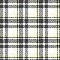 plaid pattern fashion design texture is made with alternating bands of coloured  pre dyed  threads woven as both warp and weft at right angles to each other. vector