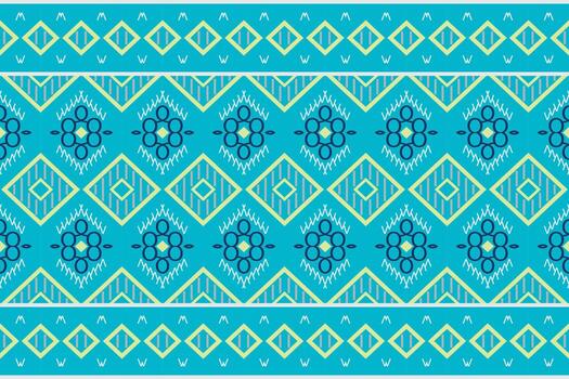 Pattern simple ethnic design in the Philippines. Geometric ethnic pattern traditional Design It is a pattern geometric shapes. Create beautiful fabric patterns. Design Using in the fashion industry. vector