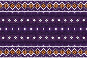 The colorful tribal pattern design. traditional pattern African art It is a pattern geometric shapes. Create beautiful fabric patterns. Design for print. Using in the fashion industry. vector