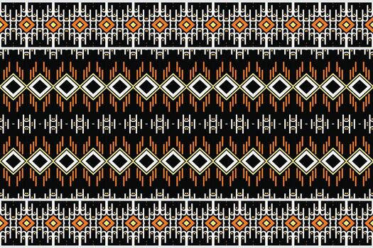 Seamless Indian ethnic pattern. Traditional ethnic patterns vectors It is a pattern geometric shapes. Create beautiful fabric patterns. Design for print. Using in the fashion industry.
