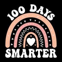 100th days of school t shirt, hundred days t shirt design, Coloring t shirt, Kids T shirt design vector