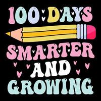 100th days of school t shirt free, hundred days t shirt design, Coloring t shirt, Kids T shirt design vector