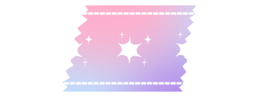 Washi-Tape mit Farbverlauf png