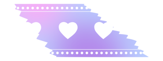 Washi-Tape mit Farbverlauf png