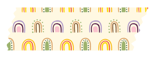 Süßes Washi-Tape png