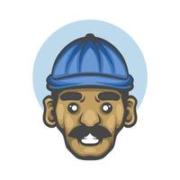 Lumber man mascot vector