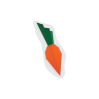 Carrot origami for decorative. png