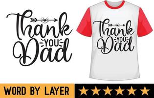 Father's day svg t shirt design vector