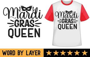 Mardi gras svg t shirt design vector