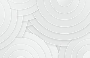 3D White Circular Background vector