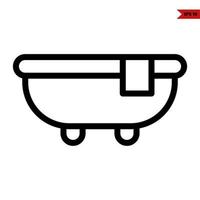 bathup line icon vector