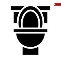 closet glyph icon vector