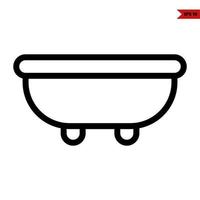 bathup line icon vector