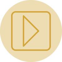 Caret Square Right Vector Icon Design