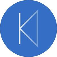 Skip Vector Icon Design