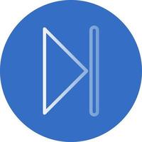 Skip Vector Icon Design