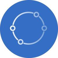 diseño de icono de vector de círculo de punto