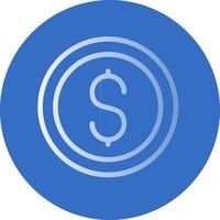 diseño de icono de vector de signo de dólar