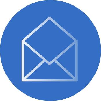 Envelope Open Vector Icon Design