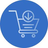 Cart Arrow Down Vector Icon Design