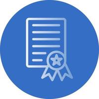 Certificate Vector Icon Design