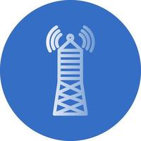 Broadcast Tower Vector Icon Design